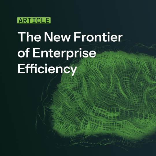 The New Frontier  of Enterprise Efficiency