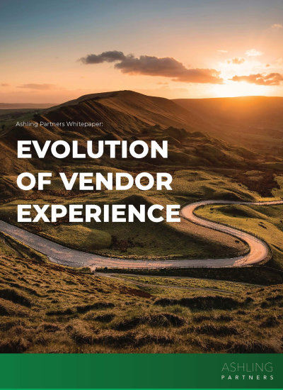 Evolution of Vendor Experience