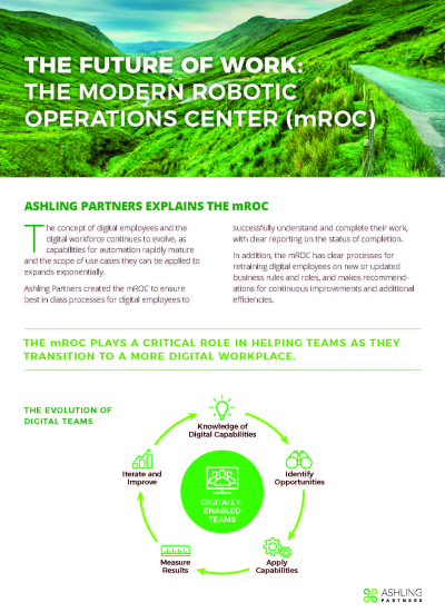 The Future of Work: The Modern Robotic Operations Center (mROC)