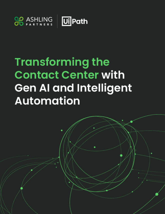 Transforming the Contact Center with Gen AI and Intelligent Automation